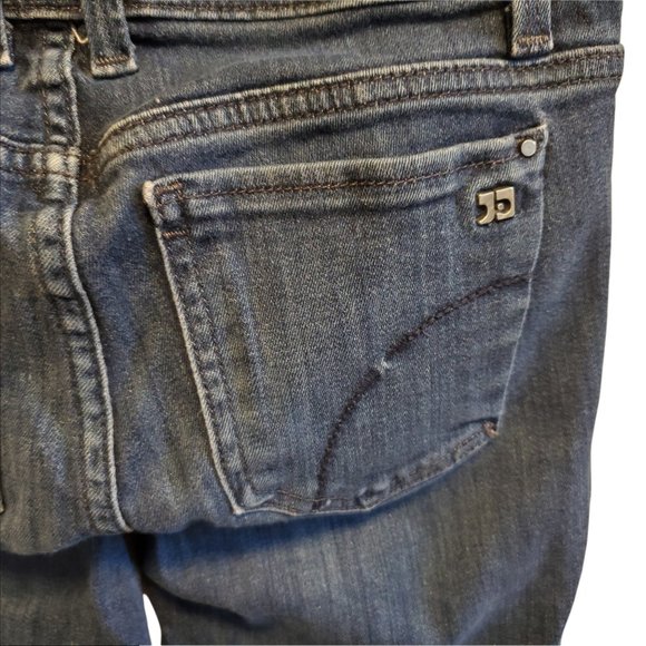 Joes Jeans Honey Straight Leg Size W25 Blue Stretch Dark Wash Mid Rise Inseam 31 - Picture 11 of 11